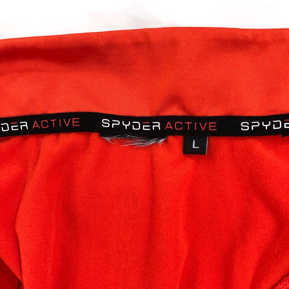 Spyder Sp146 Orange Half Zip Pullover - image 6